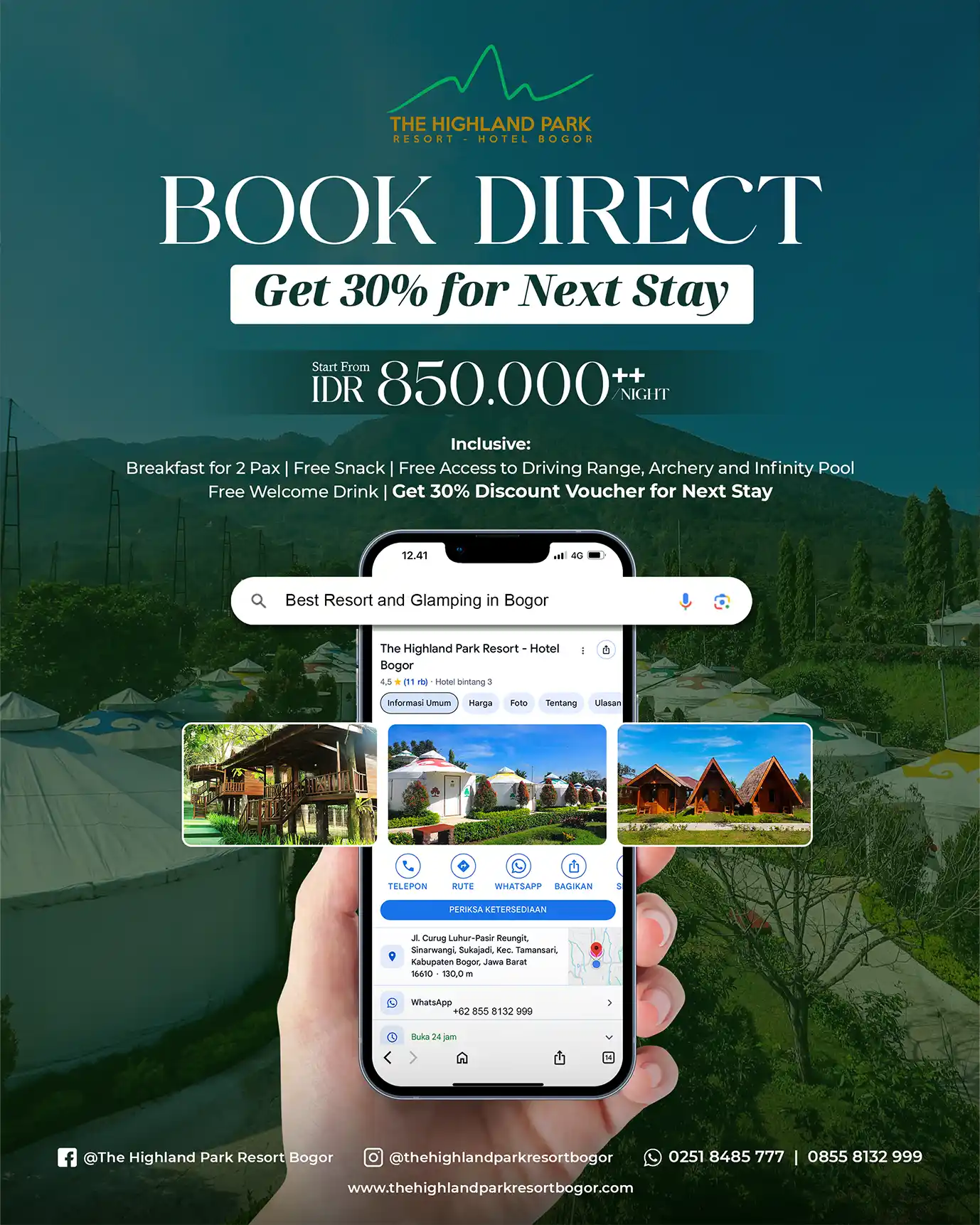 Promo Book Direct The Highland Park Resort Bogor